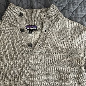 Patagonia Cotton Blend Gray Sweater